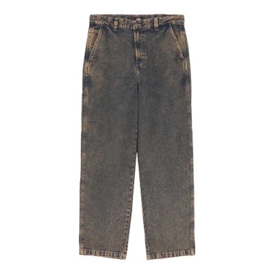 дънки,мъжки,панталони,dickies,madison,baggy,fit,jeans,overdye,brown,wash,(brown)