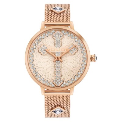 часовник,часовници,police,pl16031msr.32mma,woman,watch,golden,(gold,gold)