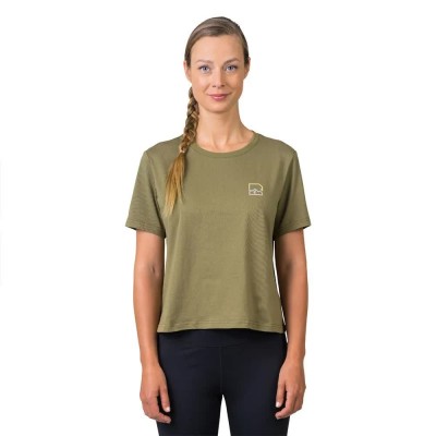 тениска,дамски,тениски,hannah,elin,short,sleeve,t,shirt,green,(lizard)