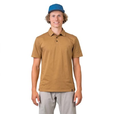 мъжки,блузи,с,яка,hannah,kajan,short,sleeve,polo,nugget,mel,(brown)