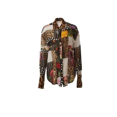 риза,с,дълъг,ръкав,дамски,ризи,мъжки,ризи,dolce,&,gabbana,743953,long,sleeve,shirt,multicolor,(black)