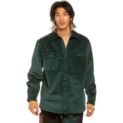 мъжки,якета,grimey,aged,rum,corduroy,overshirt,green