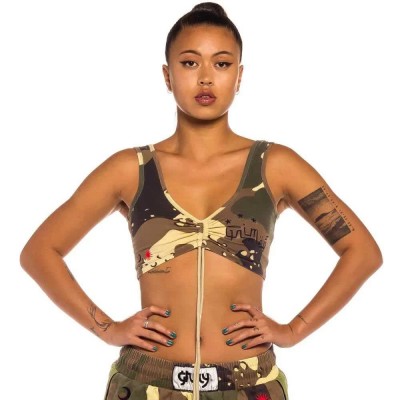 потник,дамски,топове,grimey,glorified,camo,sleeveless,top,brown,(camo)