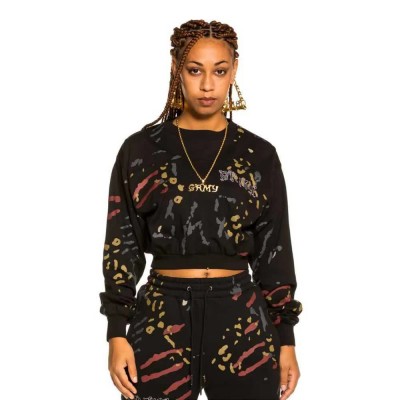тениска,дамски,тениски,grimey,jazz,thing,all,over,print,long,sleeve,t,shirt,black,(black)