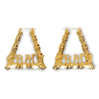бижутерия,grimey,jazz,thing,earrings,golden,(old,gold)