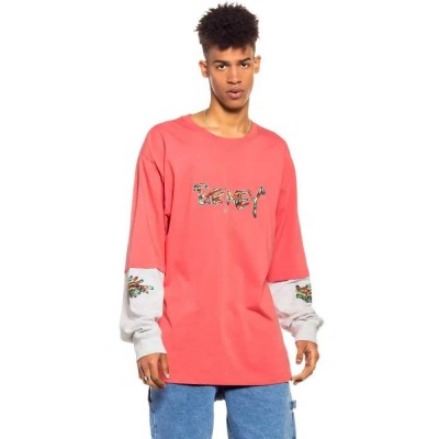 тениска,мъжки,тениски,grimey,nine,winds,long,sleeve,t,shirt,orange