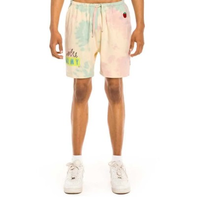 къси,панталони,мъжки,панталони,grimey,trespass,tie&dye,sweat,shorts,yellow