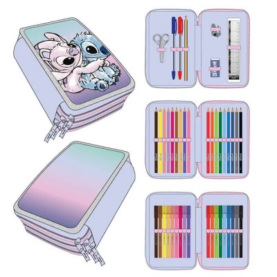 канцеларски,принадлежности,cerdá,stitch,giotto,premium,pencil,case,lilac,(purple)