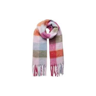 шал,ръкавици,шапки,и,шалове,pieces,bea,bc,long,scarf,beetroot,purple,checks,square