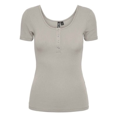 тениска,дамски,тениски,pieces,kitte,short,sleeve,t,shirt,beige,(silver,gray)