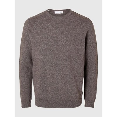 блуза,мъжки,пуловери,selected,berg,sweater,morel,detail,twist,(grey)