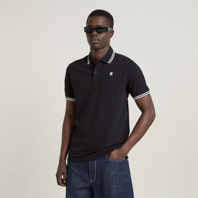 блуза,с,яка,мъжки,блузи,с,яка,g,star,dunda,slim,stripe,short,sleeve,polo,shirt,blue