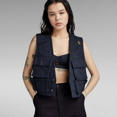 потник,дамски,жилетки,g,star,multi,pocket,vest,blue,(raw,denim)