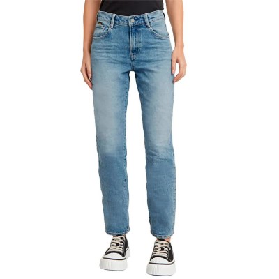 дънки,дамски,панталони,g,star,viktoria,high,straight,fit,jeans,blue