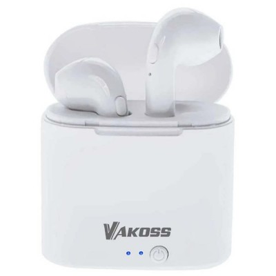 слушалки,слушалки,vakoss,sk,832bw,wireless,earphones,black,white