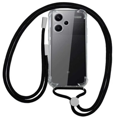 други,аксесоари,cool,xiaomi,redmi,note,13,pro,plus,lanyard,phone,case,5g,black,(black)