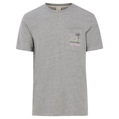 тениска,мъжки,тениски,protest,aston,short,sleeve,t,shirt,dark,grey,melee,(grey)