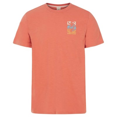 тениска,мъжки,тениски,protest,rocha,short,sleeve,t,shirt,blood,orange,(orange)