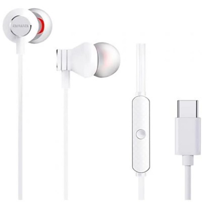 слушалки,слушалки,aiwa,estm,50usb,c,earphones,white