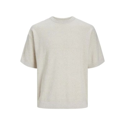 блуза,мъжки,пуловери,jack,&,jones,bastian,sweater,beige,(almond,milk,detail,melange)