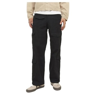 панталони,мъжки,панталони,jack,&,jones,bill,rush,cargo,pants,black