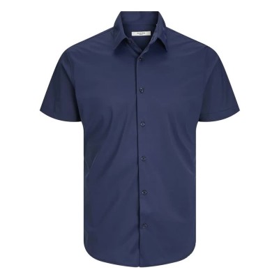 риза,с,къс,ръкав,мъжки,ризи,jack,&,jones,blactive,short,sleeve,shirt,blue,(navy,blazer,fit,slim,fit)