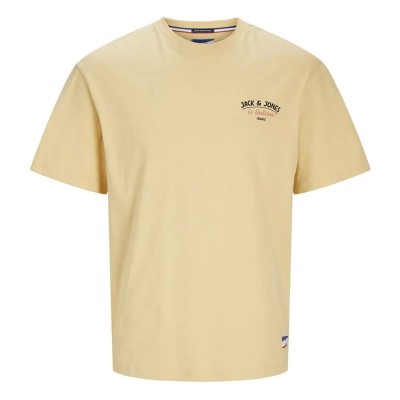 тениска,мъжки,тениски,jack,&,jones,cedric,short,sleeve,t,shirt,sahara,sun,(beige)