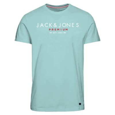 тениска,мъжки,тениски,jack,&,jones,club,short,sleeve,t,shirt,blue,light,(green)