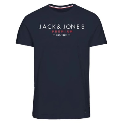 тениска,мъжки,тениски,jack,&,jones,club,short,sleeve,t,shirt,navy,blazer,(blue)