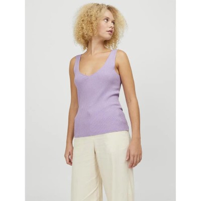 тениска,дамски,тениски,jack,&,jones,devi,jjxx,sleeveless,t,shirt,lilac,breeze,(purple)