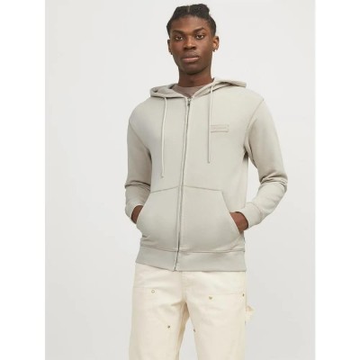 блуза,мъжки,пуловери,jack,&,jones,faded,full,zip,sweatshirt,moonbeam,(beige)