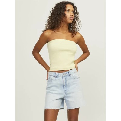 тениска,дамски,тениски,jack,&,jones,fiona,jjxx,sleeveless,t,shirt,french,vanilla,(yellow)