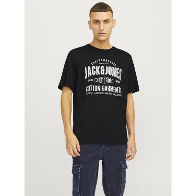тениска,мъжки,тениски,jack,&,jones,jans,short,sleeve,t,shirt,black,(black)