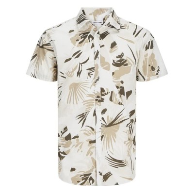 риза,с,къс,ръкав,мъжки,ризи,jack,&,jones,oshua,floral,short,sleeve,shirt,cloud,dancer,(beige)