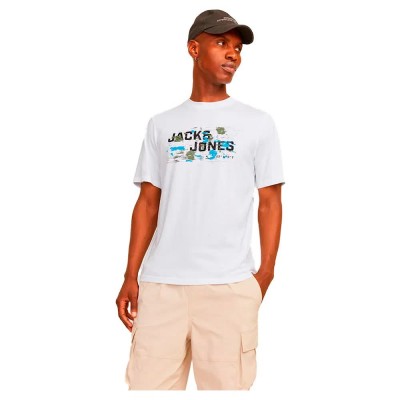 тениска,мъжки,тениски,дамски,тениски,jack,&,jones,outdoor,logo,short,sleeve,t,shirt,white,(white)