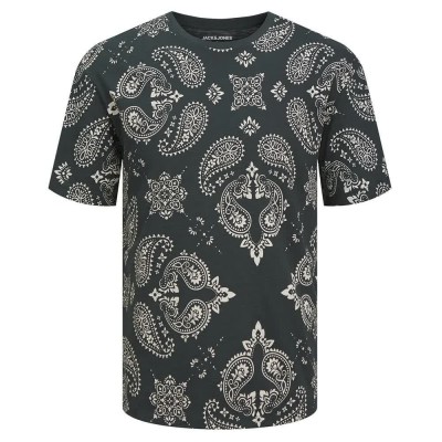 тениска,мъжки,тениски,jack,&,jones,paisley,short,sleeve,t,shirt,magical,forest,(green)