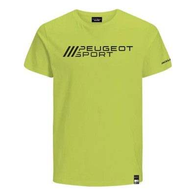 тениска,мъжки,тениски,jack,&,jones,peugeot,logo,short,sleeve,t,shirt,kryptonite,(green)