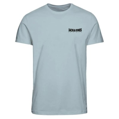 тениска,мъжки,тениски,jack,&,jones,poppin,short,sleeve,t,shirt,skylight,(blue)