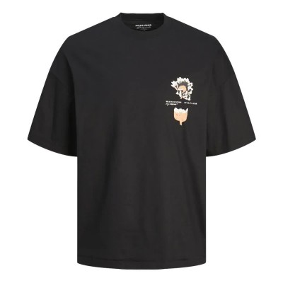 тениска,мъжки,тениски,jack,&,jones,sequoia,graphic,short,sleeve,t,shirt,black