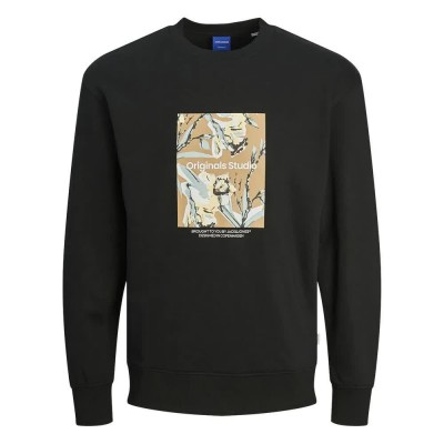 блуза,мъжки,пуловери,jack,&,jones,sequoia,sweatshirt,black,(black)