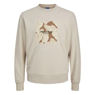 блуза,мъжки,пуловери,jack,&,jones,sequoia,sweatshirt,moonbeam,(beige)