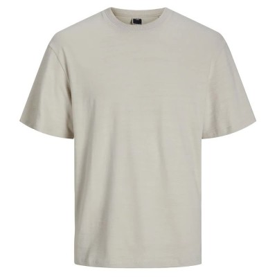 тениска,мъжки,тениски,jack,&,jones,slub,short,sleeve,t,shirt,beige,(moonbeam)