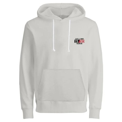 суичър,мъжки,пуловери,jack,&,jones,space,hoodie,white,(cloud,dancer)