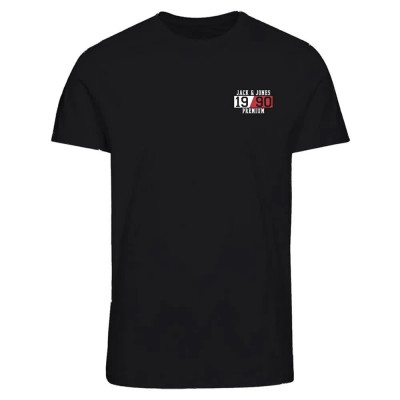 тениска,мъжки,тениски,jack,&,jones,space,short,sleeve,t,shirt,black,(black)