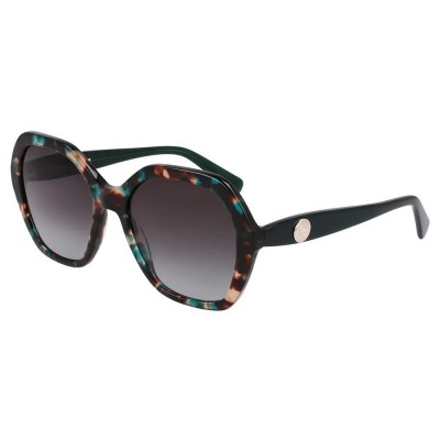 слънчеви,очила,слънчеви,очила,longchamp,759s,woman,sunglasses,golden,(green,havana,green)