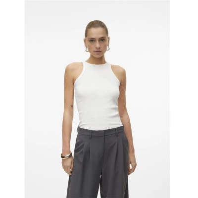 тениска,дамски,тениски,vero,moda,chloe,sleeveless,t,shirt,snow,white,(beige)