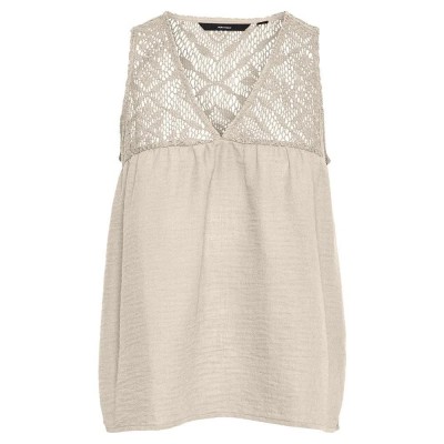 дамски,блузи,дамски,ризи,vero,moda,chris,sleeveless,blouse,beige,(birch)