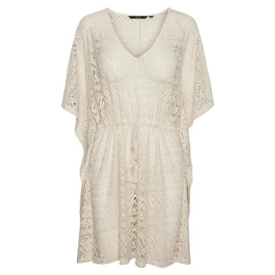 рокля,дамски,поли,и,рокли,vero,moda,maya,calf,short,sleeve,short,dress,beige,(birch)