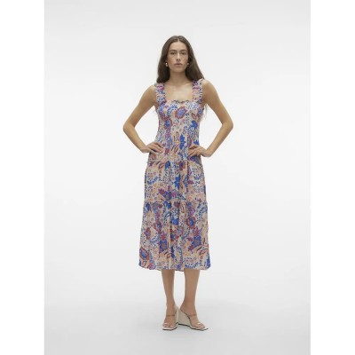 рокля,дамски,поли,и,рокли,vero,moda,menny,sl,smock,calf,sleeveless,long,dress,multicolor,(silver,lining,aop,hayda)