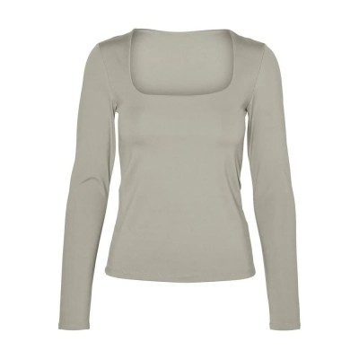 тениска,дамски,тениски,vero,moda,million,long,sleeve,t,shirt,silver,lining,(silver)